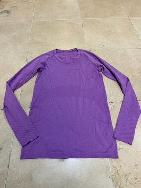 lululemon athletica Long Sleeve Crew Neck Top - Purple